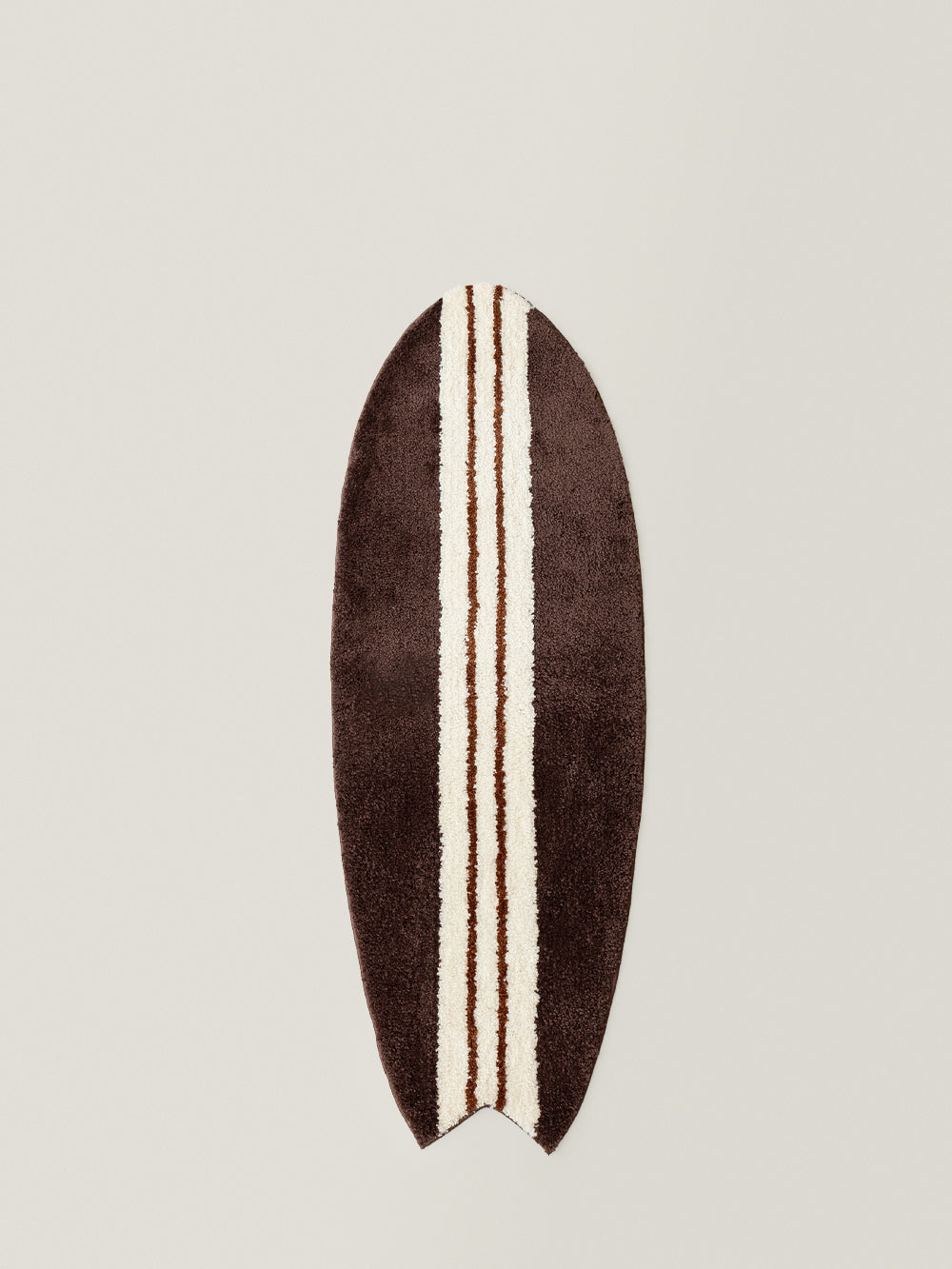 Voidline Narrow Stripe Surfboard Rug (Caramel Brown)
