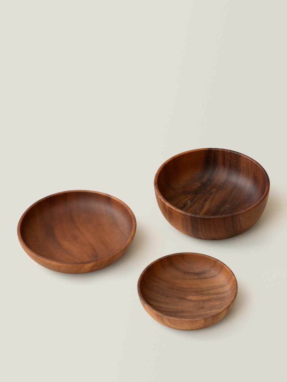 Wood Acacia Serving Bowl