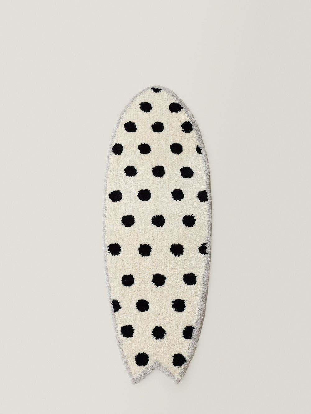 Dotty Polka Dot Surfboard Rug (Ivory)