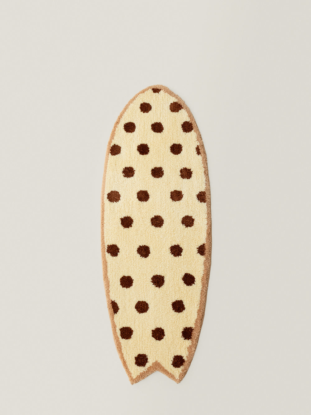 Dotty Polka Dot Surfboard Rug (Butter Yellow)