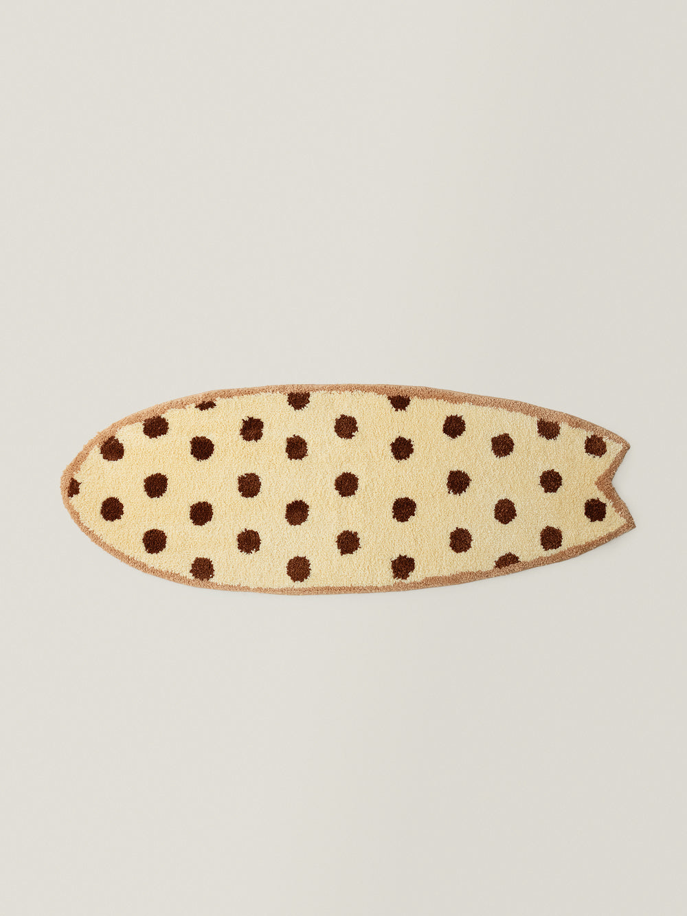 Dotty Polka Dot Surfboard Rug (Butter Yellow)