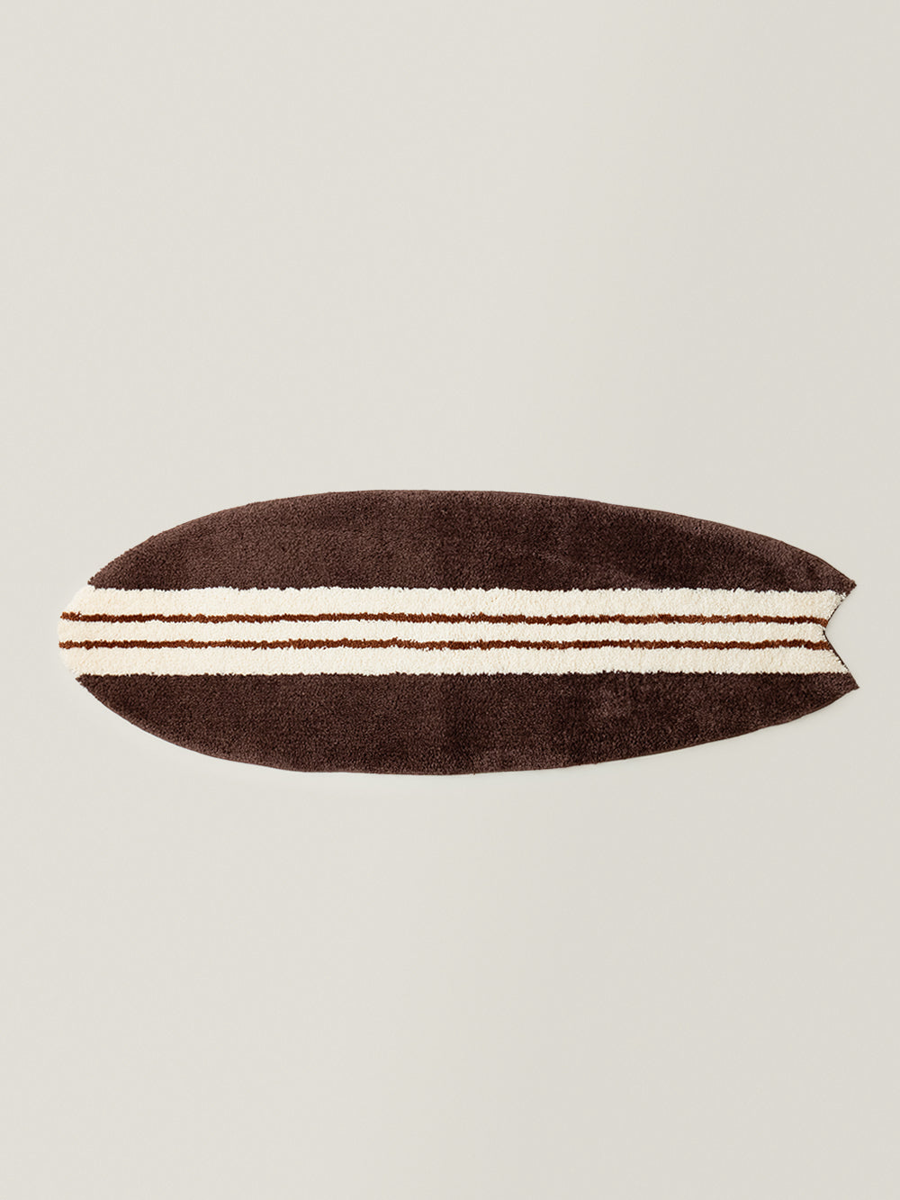 Voidline Narrow Stripe Surfboard Rug (Caramel Brown)