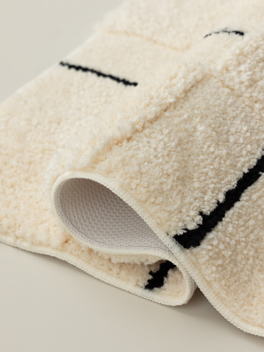 Luno Patchwork Block Rug (Ivory)