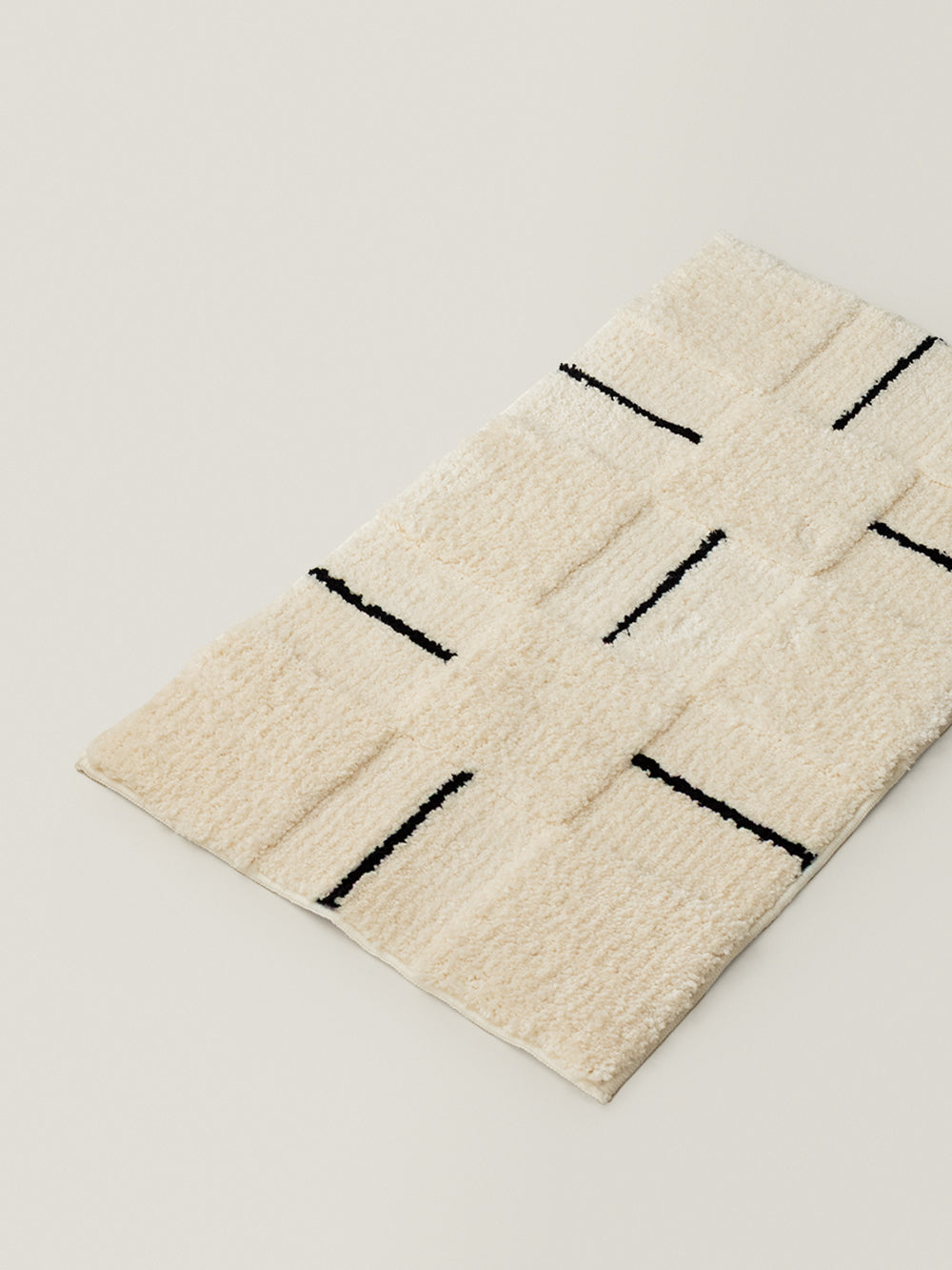 Luno Patchwork Block Rug (Ivory)