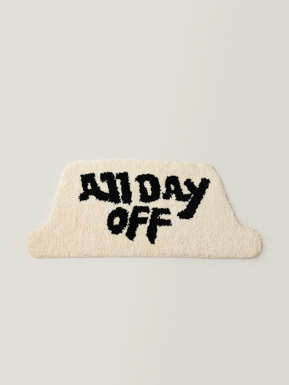 ALL DAY OFF Button Rug