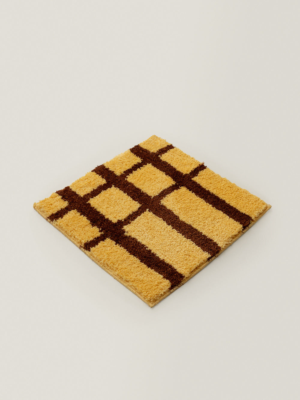 Checker Pad Plaid Weaving Seat Pad