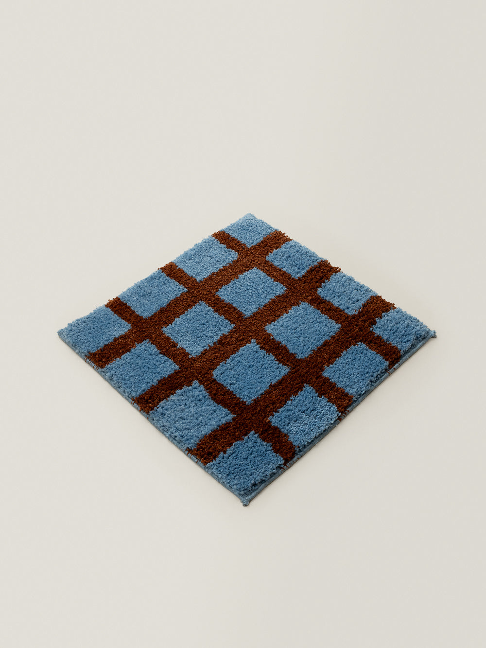 Checker Pad Plaid Weaving Seat Pad