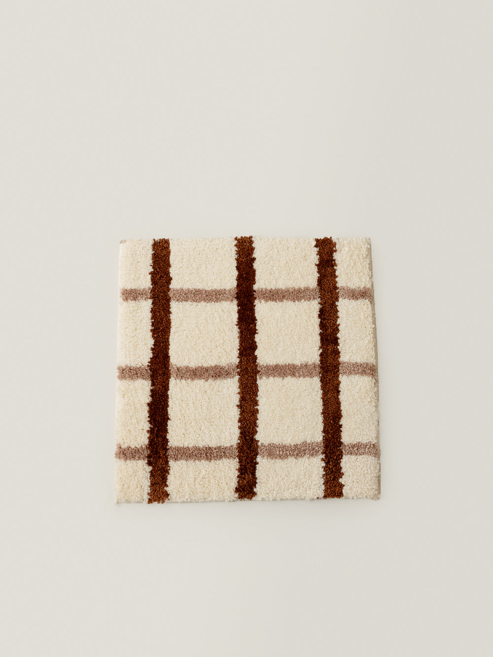 Checker Pad Plaid Weaving Seat Pad