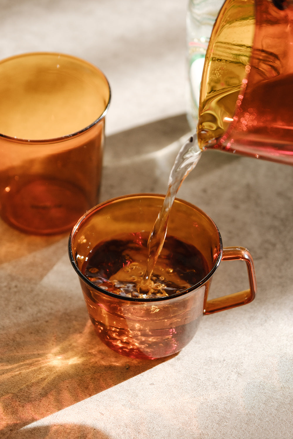 Aura Amber Glass Series