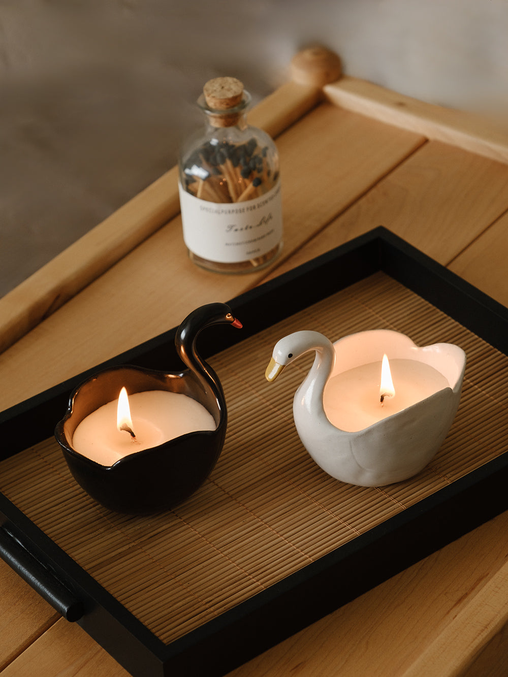 Swan Duality Scented Candle Cup