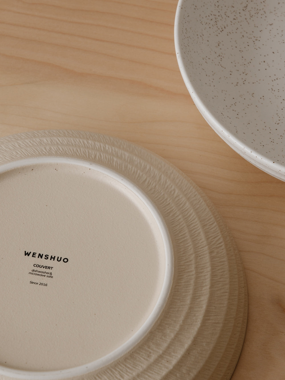 9inch Lignes pasta plate
