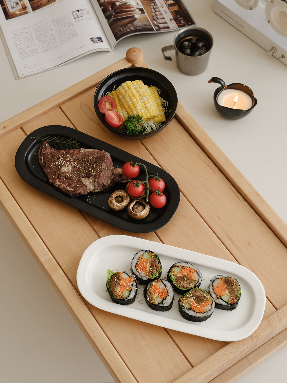 Glaye Arc Long Plate