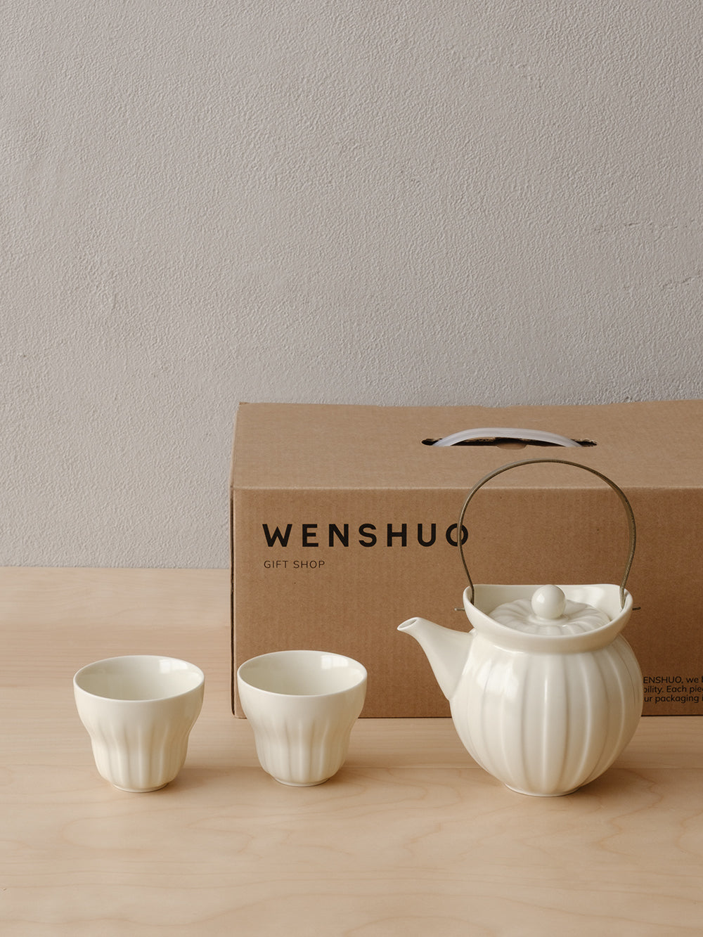 Crème Glaze Pumpkin Tea Set