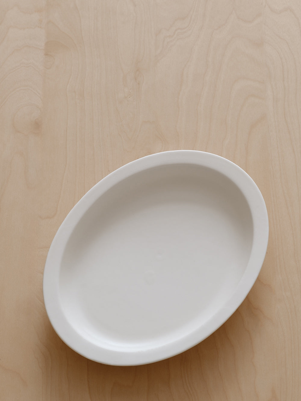 Glaye Oval Wide-Rim Plate