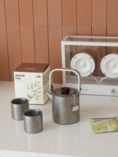 Ironia Stainless Steel Tea Pot Set