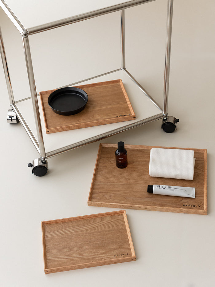 Wooden Square Tray