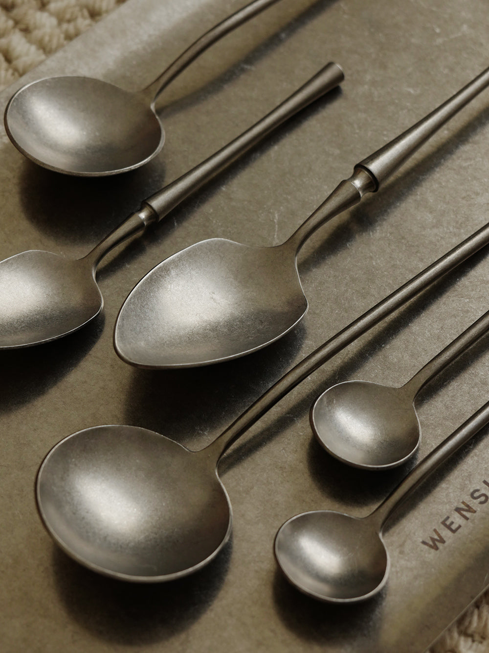 French stainless steel tableware series
