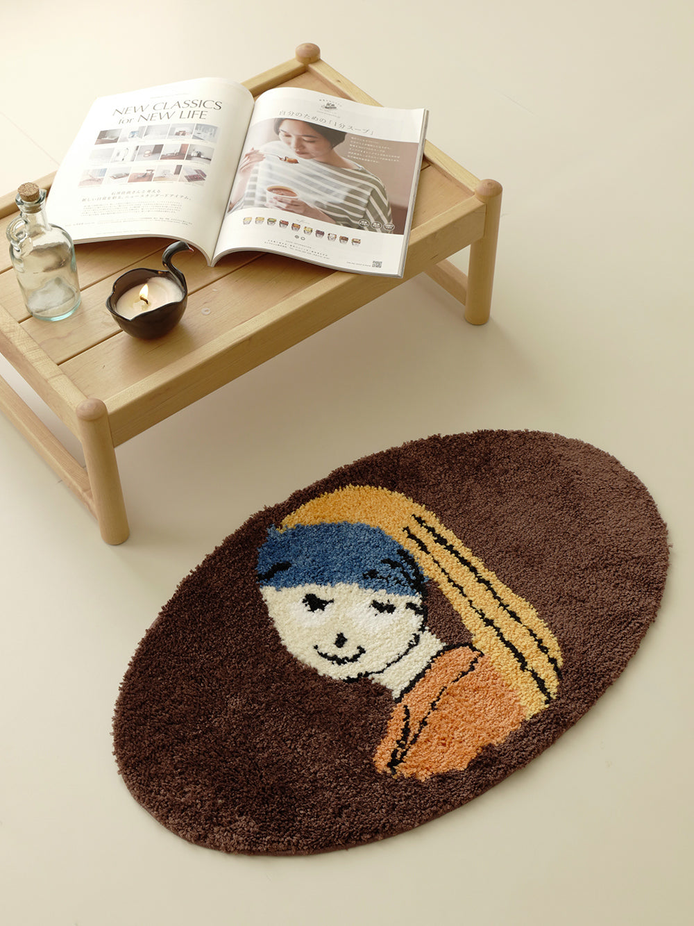 Portrait Collection Rug (Girl with a Pearl Earring)