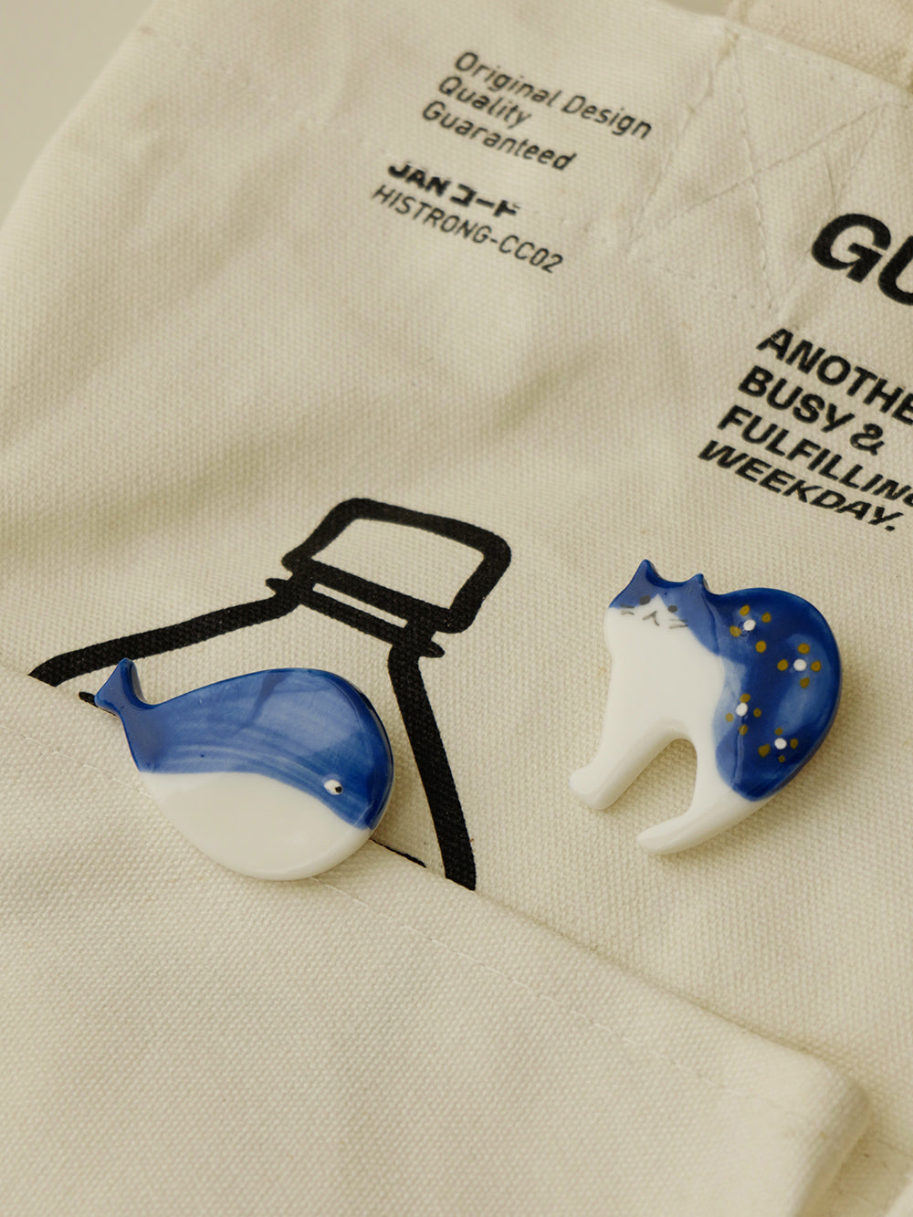 Azure Blue Whale Ceramic Broo