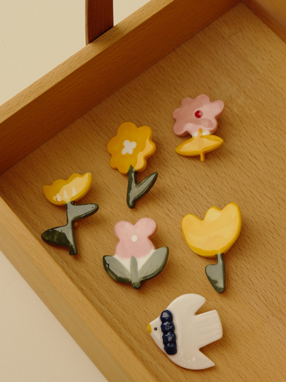 Meadow Ceramic Brooch