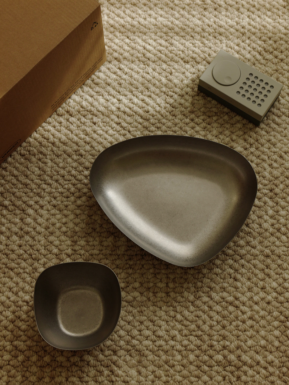 Delta Irregular Stainless Steel Bowl