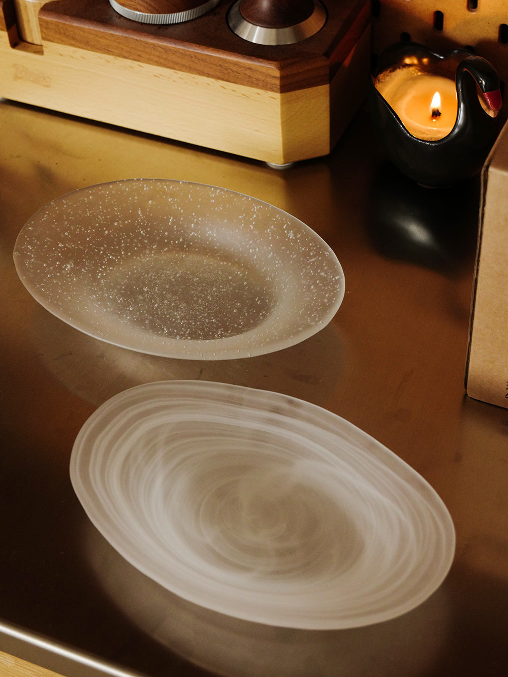 Haze Irregular Oval Plate