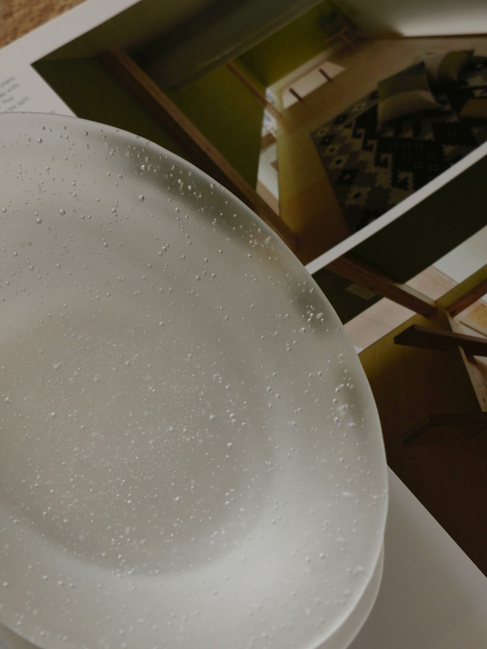 Haze Irregular Oval Plate