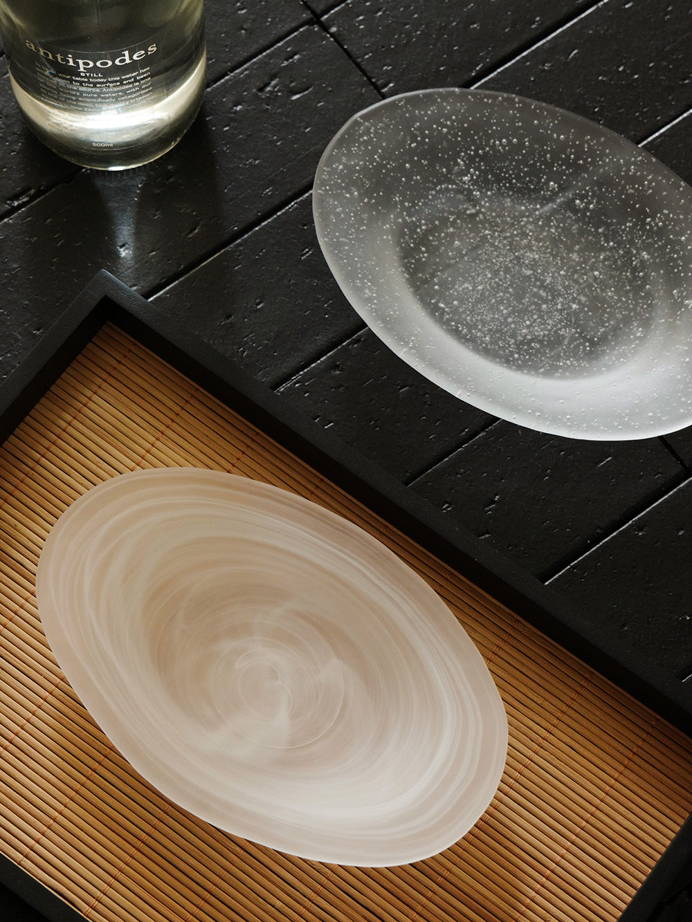 Haze Irregular Oval Plate