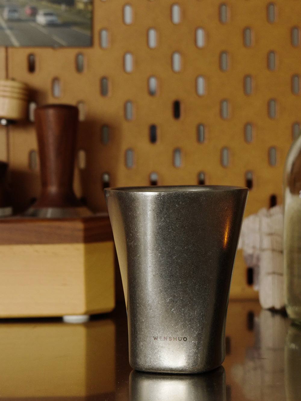 VEYA Square-Rim Double-Wall Grip Cup