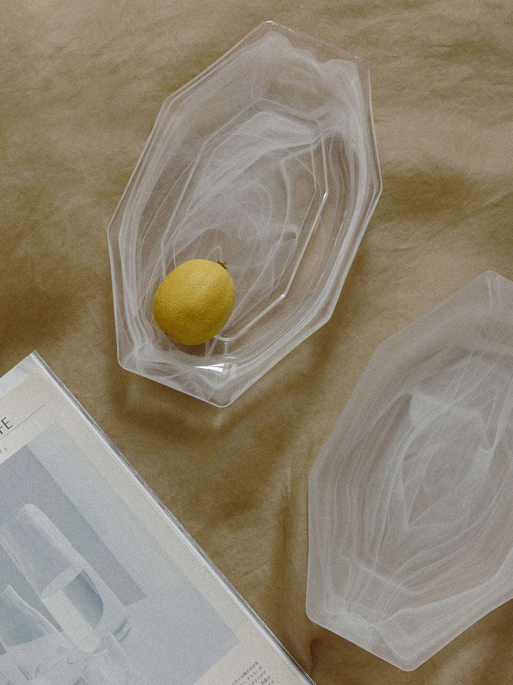 Haze Octagonal Long Plate