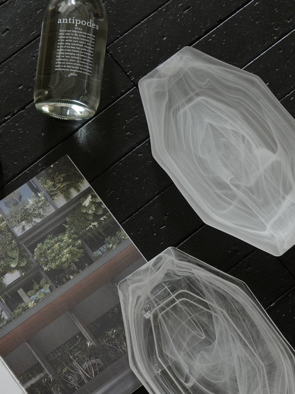 Haze Octagonal Long Plate