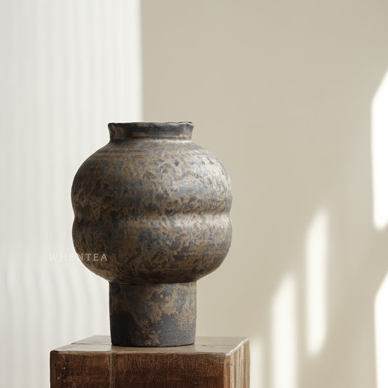 Pedestal Ceramic Vase