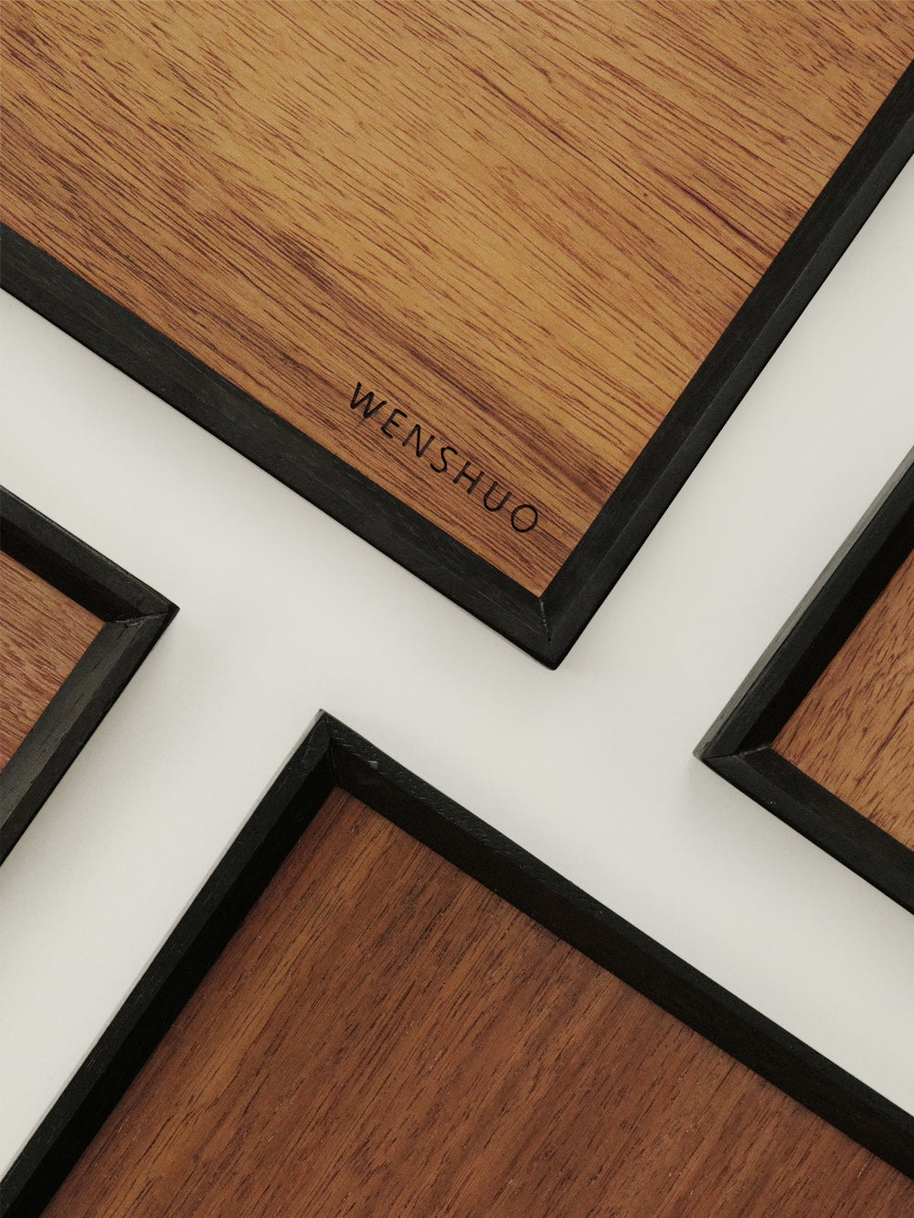 Wooden Square Teak Tray