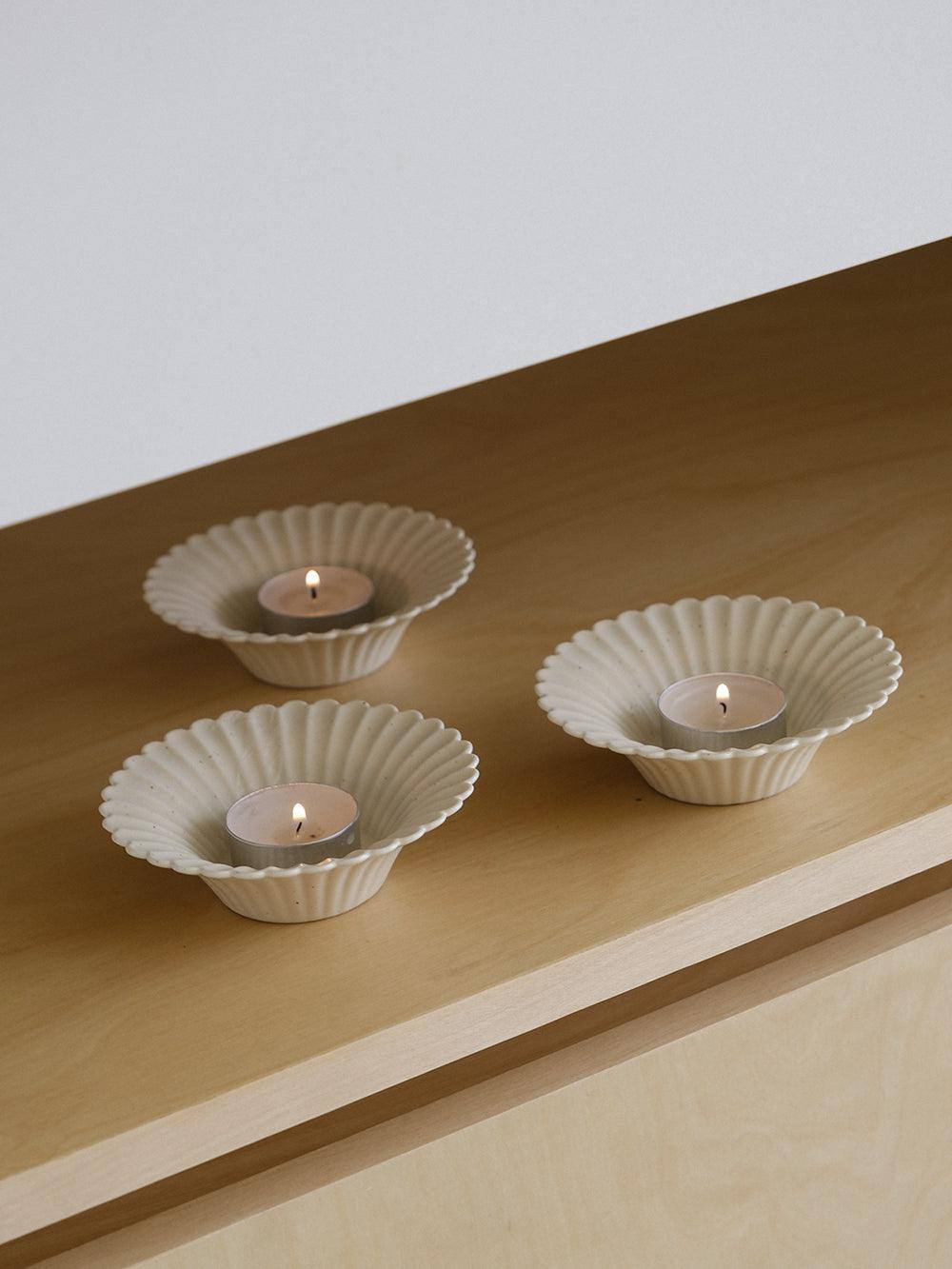 Daisy Candle Plate - WENSHUO