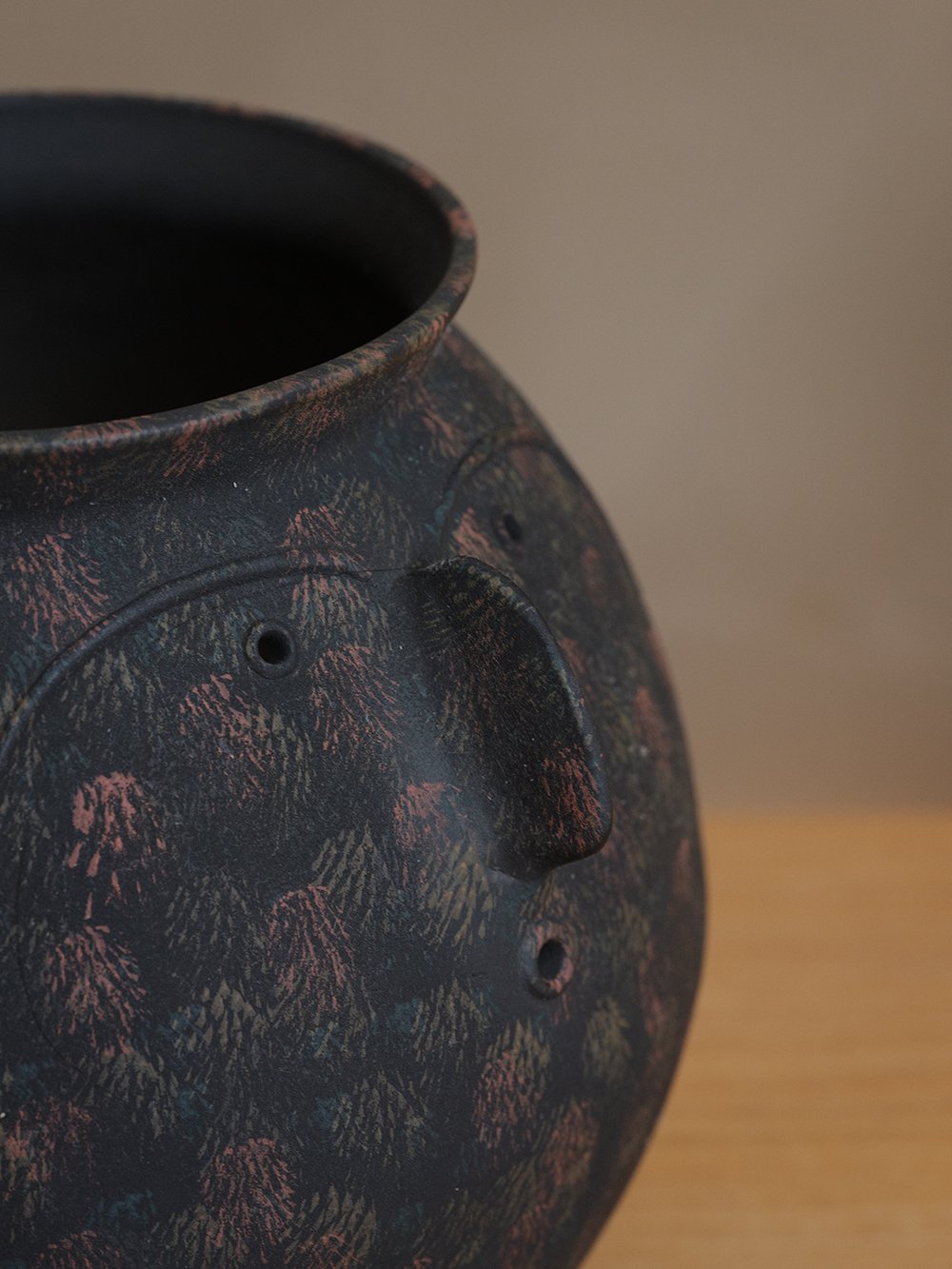 Sculptural Face Ceramic Vase - view 5