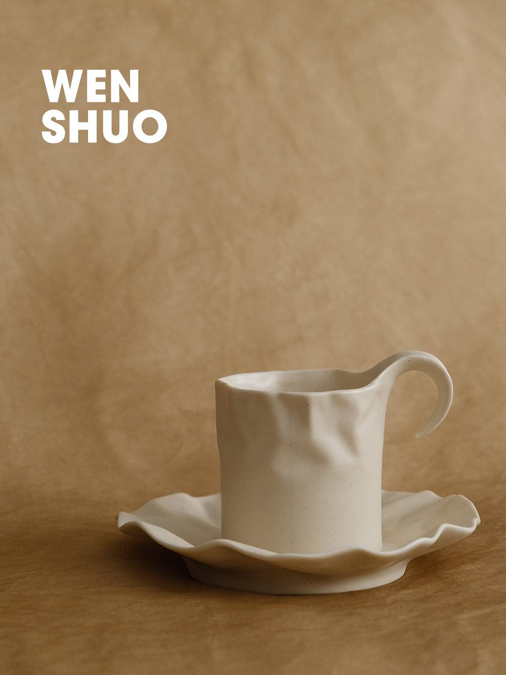Lotus Ceramic Mug - WENSHUO