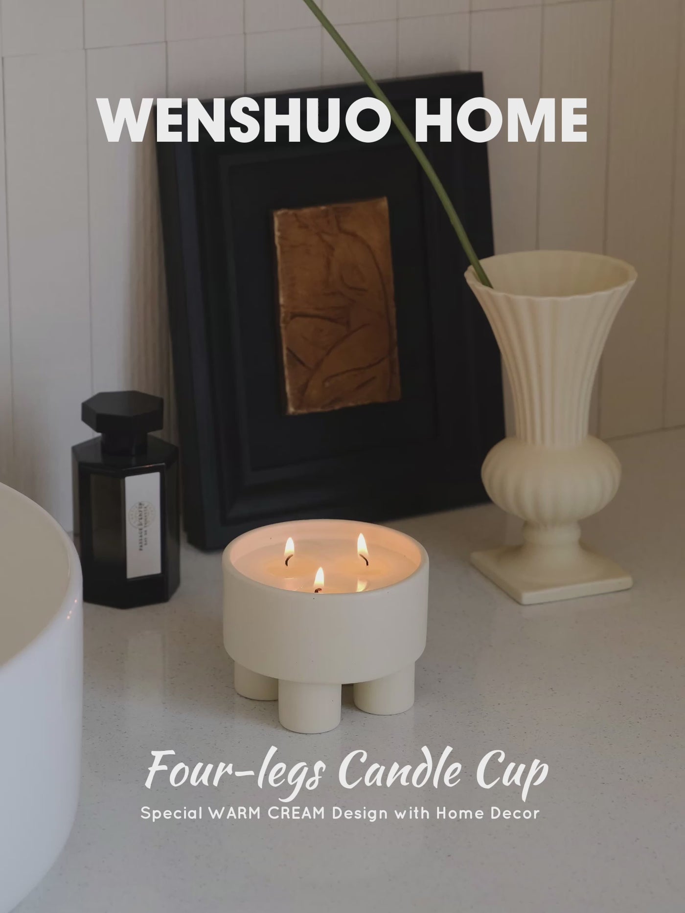 Four-Legs Candle Cup