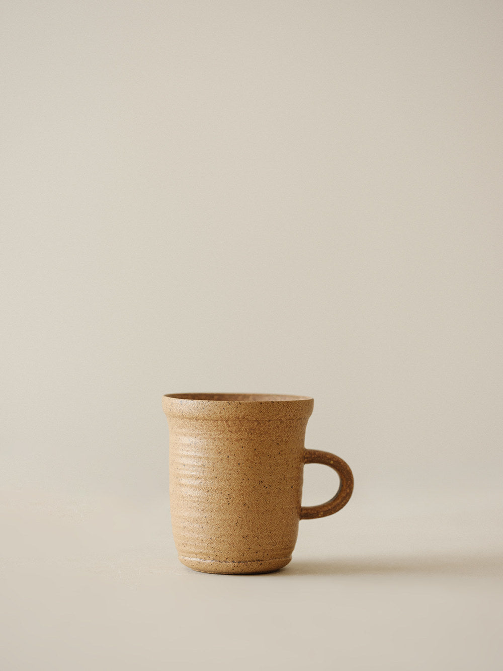 Rimmed Cup — Caramel Brown view