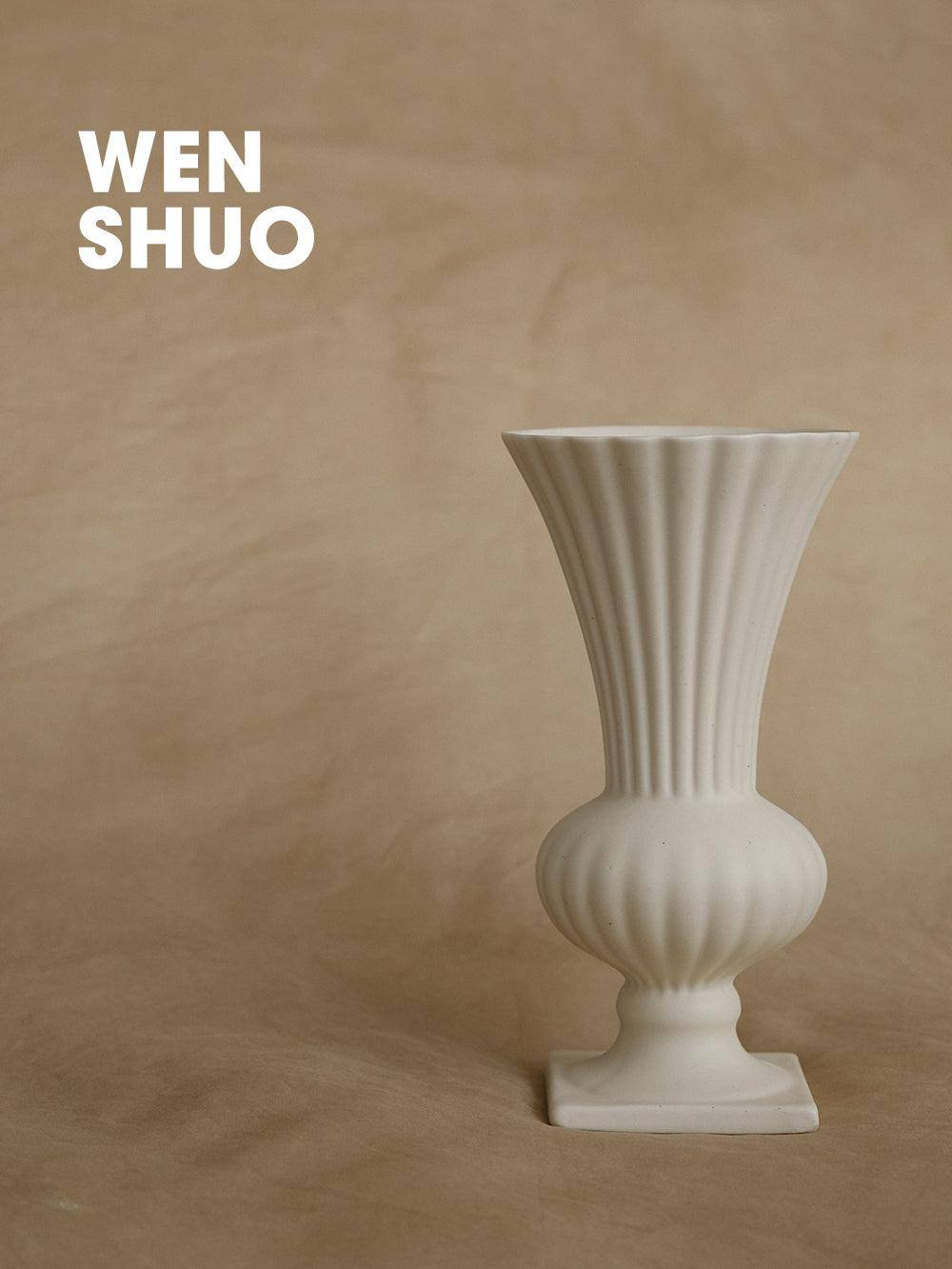 Trompette ceramic vase - WENSHUO