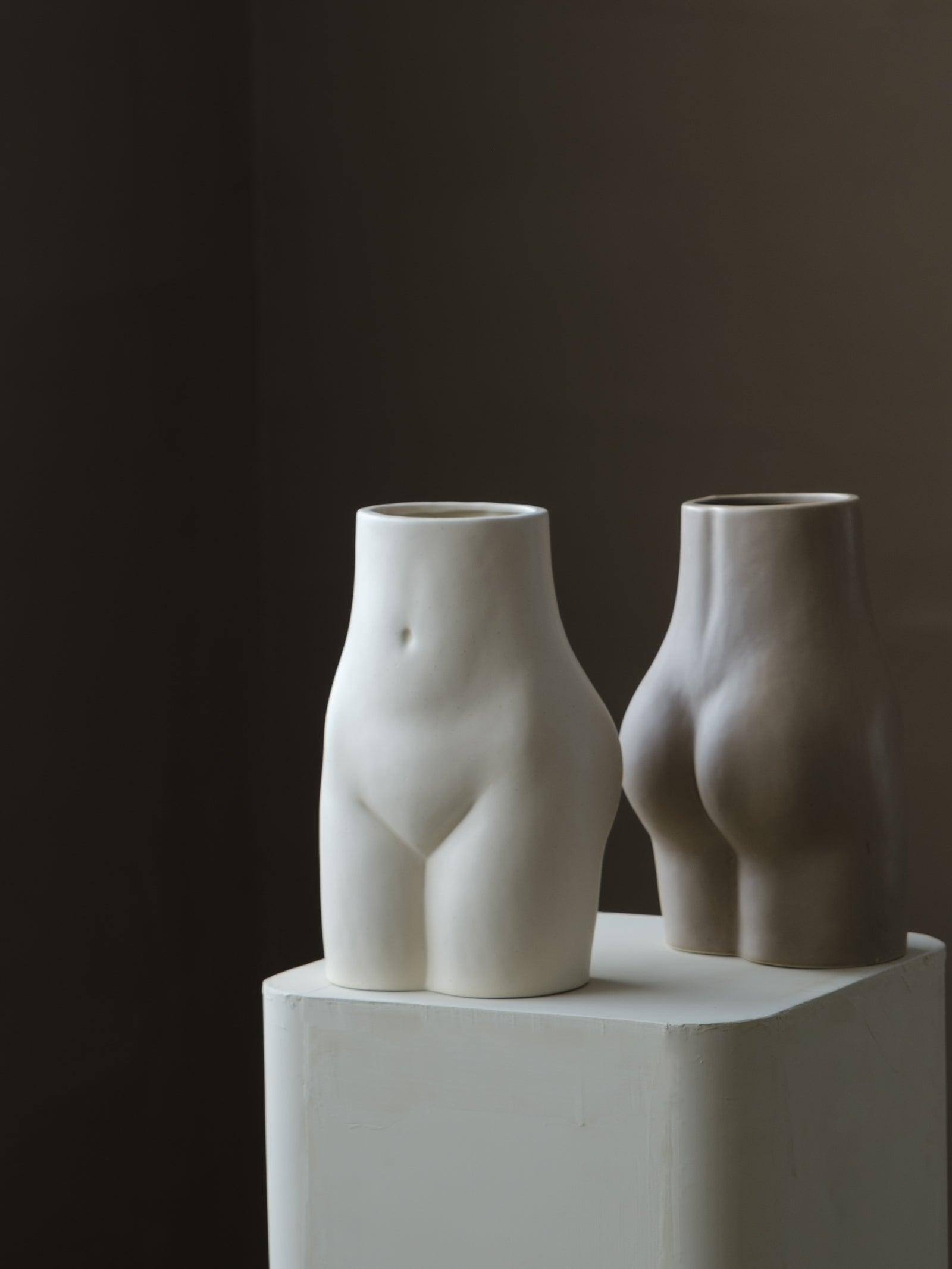 Abstract Buttock Ceramic Vase - WENSHUO