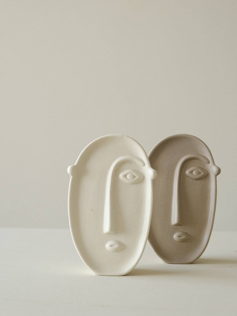 Abstract Oval Face Vase - WENSHUO