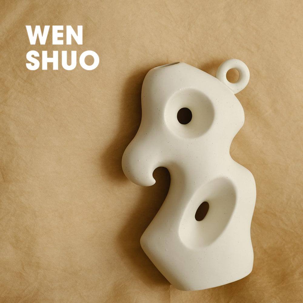 Abstract Whirl Ceramic Vase - WENSHUO