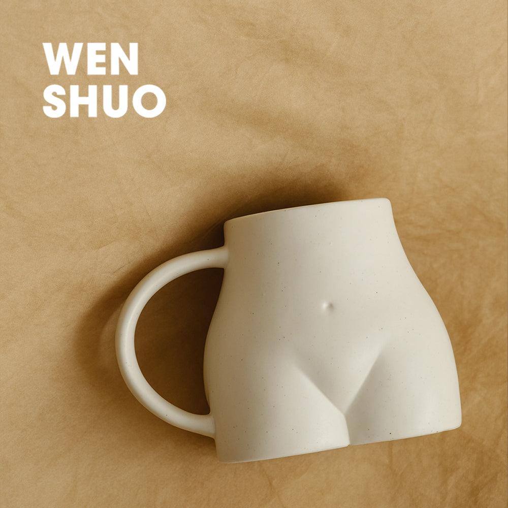 Buttock Ceramic Mug - WENSHUO