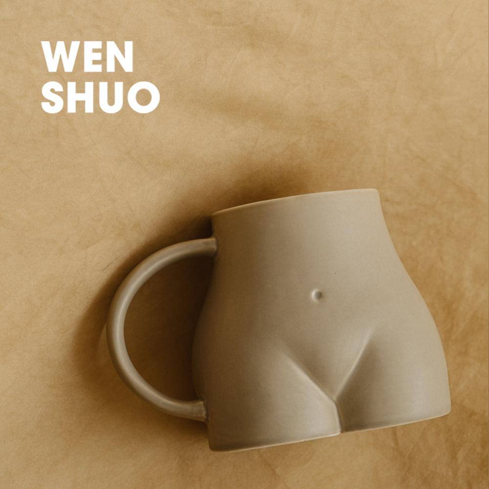 Buttock Ceramic Mug - WENSHUO