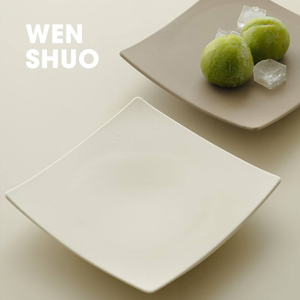 Carré Square Plate - WENSHUO
