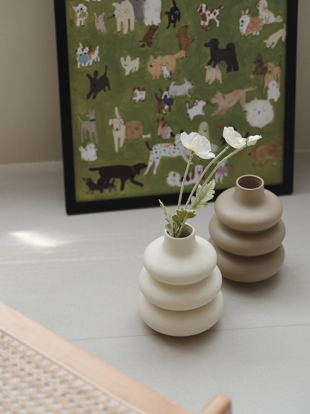 Donut Shape Ceramic Vase - WENSHUO