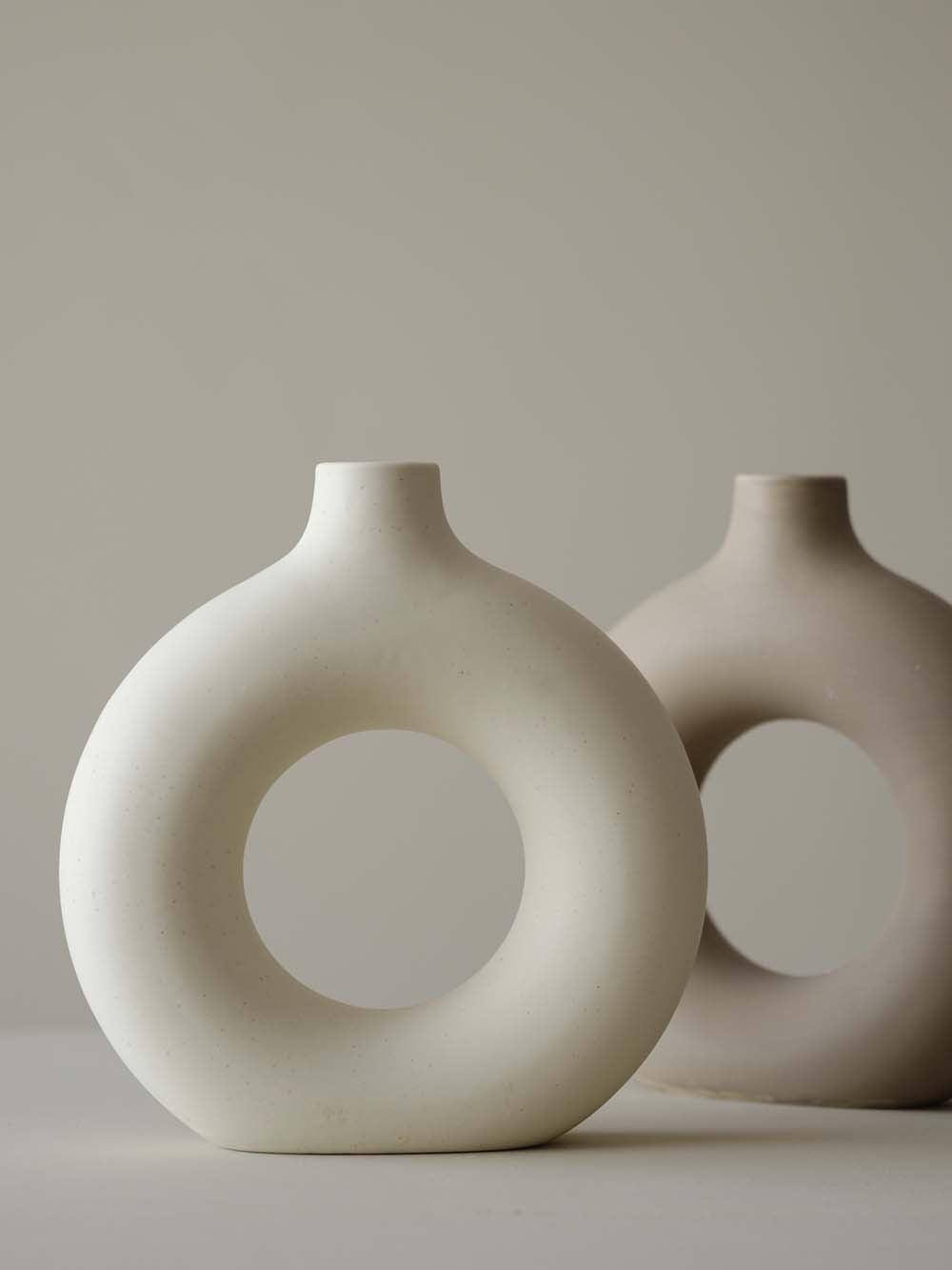 Hollow Ceramic Vase - WENSHUO