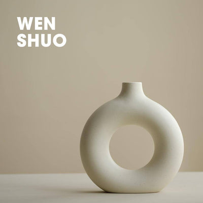 Hollow Ceramic Vase - WENSHUO