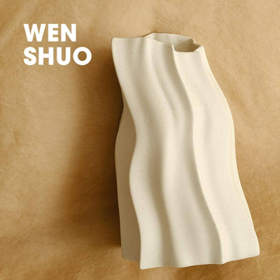 Irregular Crinkle Vase - WENSHUO