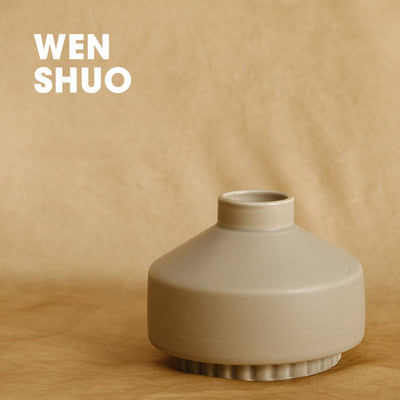 Mini Rounded Ceramic Minimalist Vase - WENSHUO